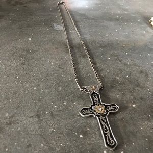 Montana Silversmith Cowboy Cross Necklace